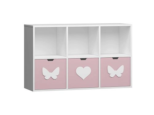 Стеллаж KIDS 12 Розовый Лайт - фото 2