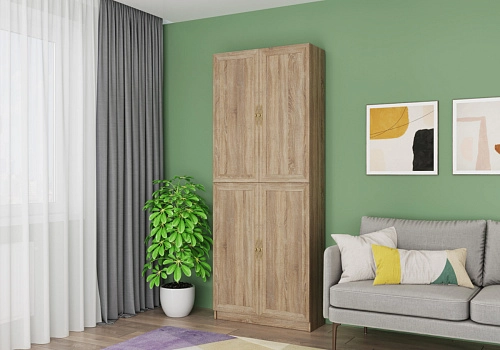 Книжный шкаф Карлос-008 Дуб Сонома - фото 1