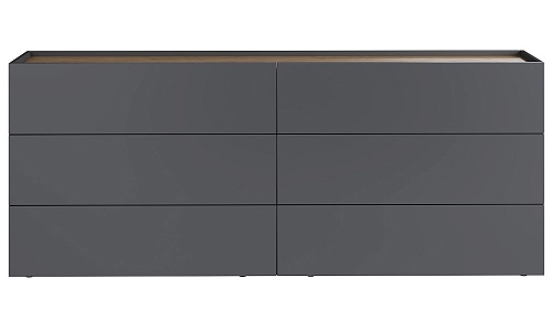 Комод Сия-6 Графит - фото 2