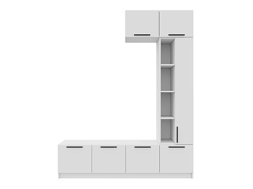 Стенка Лорена Пакс ТВ-стенка 9 Белый - фото 3