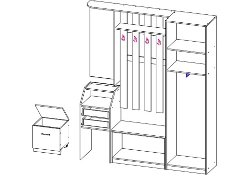 Прихожая Натали-4 - фото 2