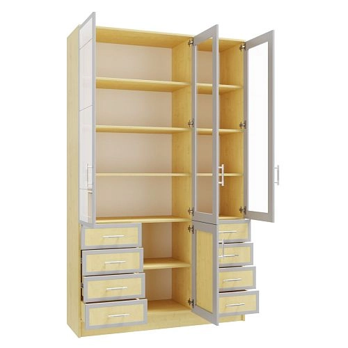 Книжный шкаф Альма-21 Клён - фото 2