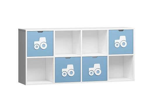 Стеллаж KIDS 3 Пастельно-Синий - фото 2