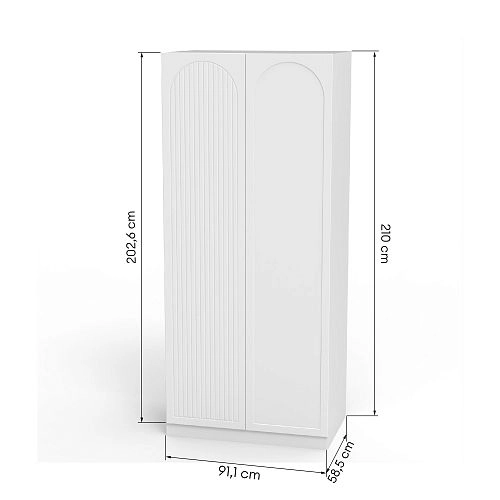 Шкаф распашной Нероли Пуш 3.2 - фото 4