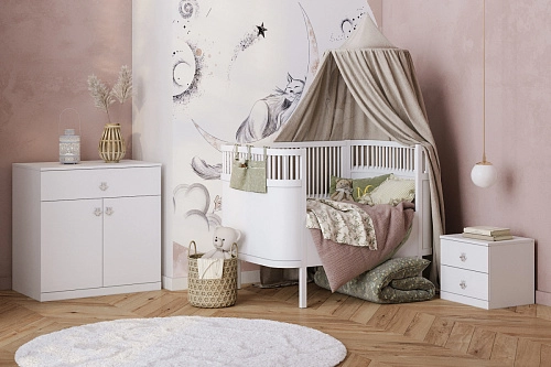 Стенка детская Скарабей-3 Белый - фото 1