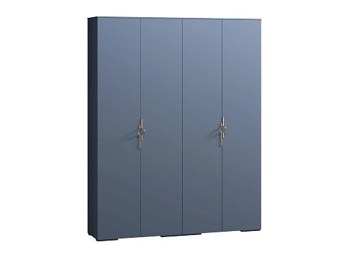 Шкаф распашной Белиз-4 Альби Полуночно-синий - фото 3