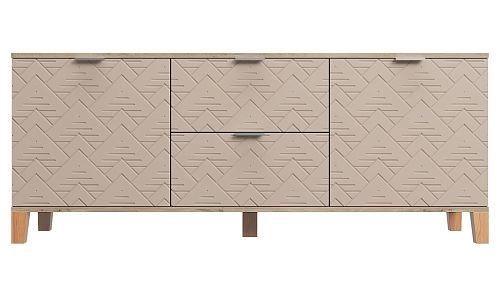 Комод Марвин Йорк 1 фрезеровка 4 Роза - фото 2