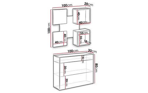 Прихожая Астория-5 Черный - фото 2