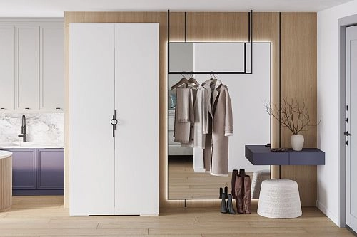 Шкаф распашной Ливан-2 Белый - фото 1