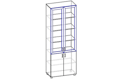 Стеллаж Лидер СТ.030.800-01/03 - фото 2