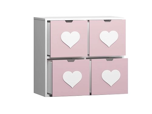 Стеллаж KIDS 1 Розовый Лайт - фото 3