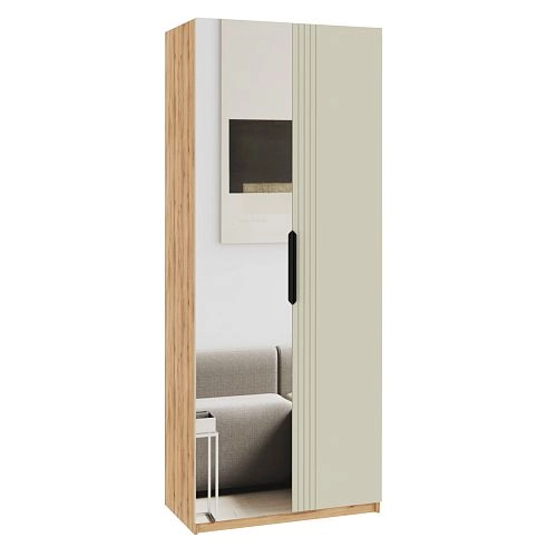 Шкаф распашной Астрис-1 с зеркалом Сантьяго - фото 2