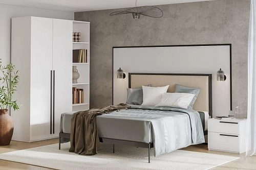 Спальня Лорена Пакс-3 Белый - фото 1