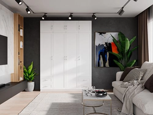 Шкаф распашной Зодиак 4.6+А МДФ - фото 1