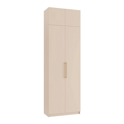 Шкаф распашной Калифорния-2 с антресолью Сатин - фото 5