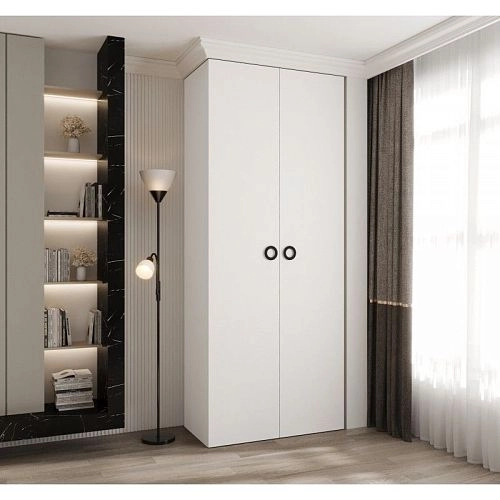 Шкаф распашной Хилтон-2.2 Белый - фото 1