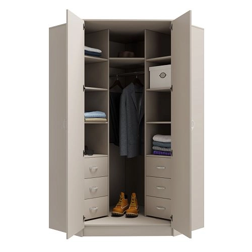 Шкаф угловой Алиса-3 Кашемир - фото 2