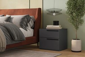 прикроватная Лорена Пакс-4 Графит