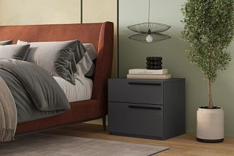 прикроватная Лорена Пакс-4 Графит