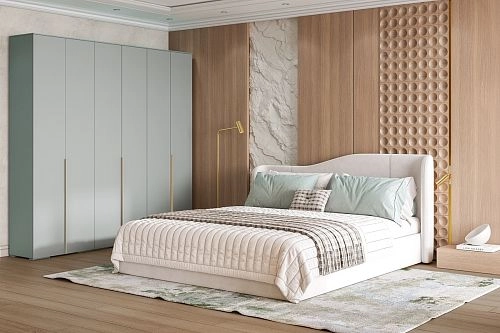 Шкаф распашной Солфорд 6 Сумеречный Голубой - фото 1