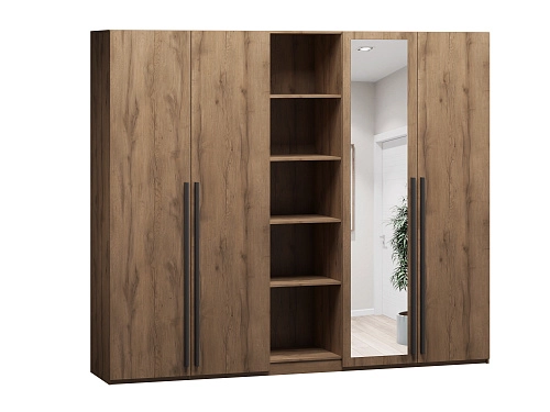 Шкаф распашной Лорена Пакс-2.2 Дуб Табачный - фото 2