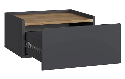 Тумба прикроватная Сия-1 Графит - фото 3