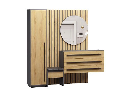 Прихожая Неаполь-3 Графит - фото 2