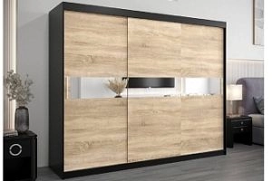 Бенито-3 Черный/Дуб Сонома