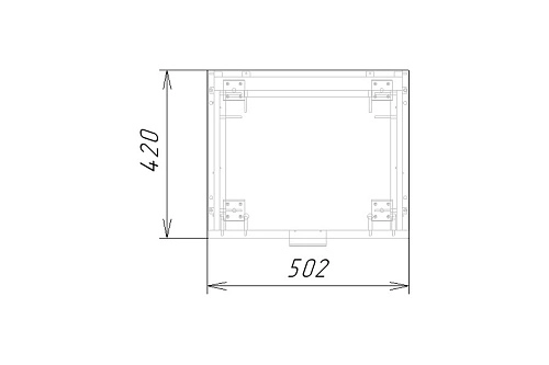 Тумба прикроватная Салерно NEW 2 Черный - фото 6