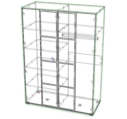 Шкаф распашной Витербо-2 - фото 3