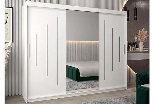 Шкаф-купе Валмиера-5 NEW Белый - фото 1