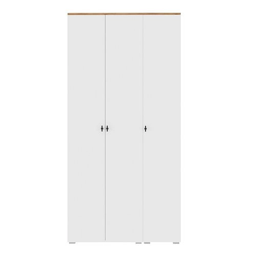 Шкаф распашной Квели 3 Белый - фото 4