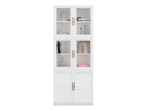 Книжный шкаф Карлос-020 Белый - фото 2