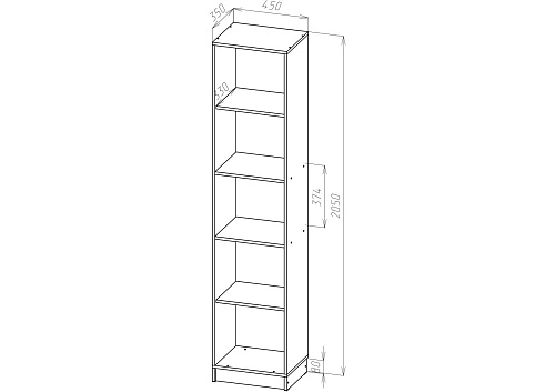 Стеллаж Сокол-13 - фото 2