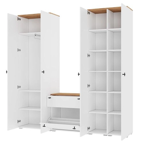 Прихожая Квели 10 Белый - фото 4