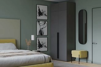 Лорена Пакс-2 с антресолью Графит