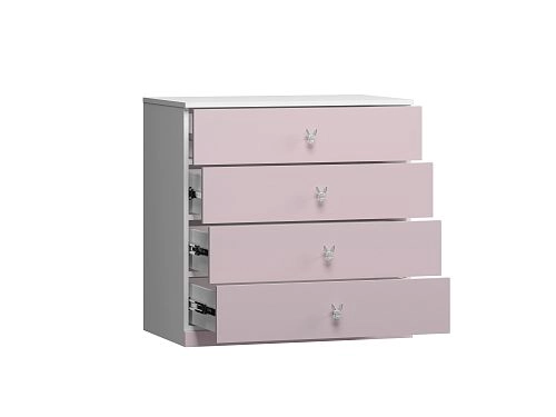 Комод Банни-4 Розовый Лайт - фото 5