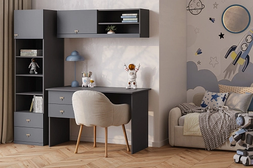 Стенка детская Стрекоза-6 Графит - фото 1