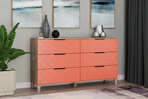 Комод Йорк-1 Коралл - фото 1