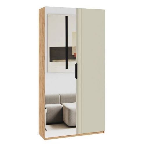 Шкаф распашной Астрис-3 с зеркалом Сантьяго - фото 2