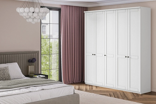 Шкаф распашной София РАХ-10 МДФ Белый - фото 1