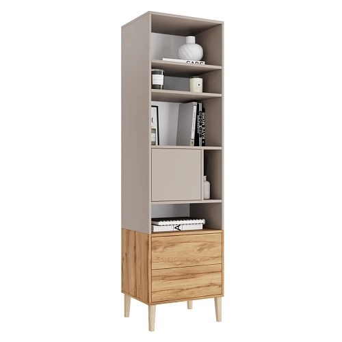 Стеллаж Скарлет-2 Дуб Золотистый - фото 2