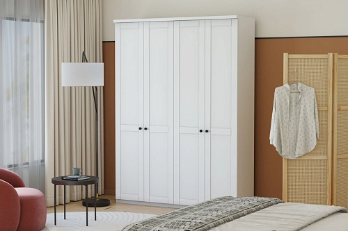 Шкаф распашной София РАХ-3 МДФ Белый - фото 1