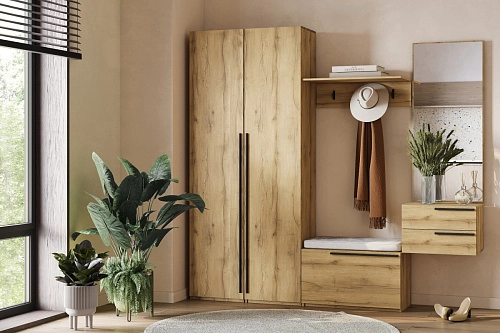 Прихожая Лорена Пакс-5 Дуб Золотистый - фото 1