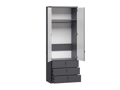 Шкаф распашной София РАХ-11 МДФ Графит - фото 4