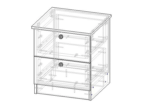 Тумба прикроватная Монреаль-2 - фото 3