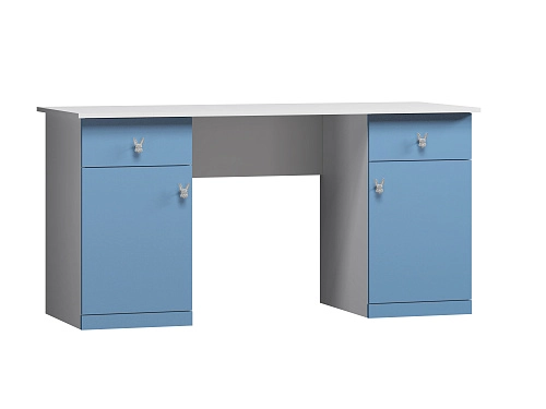 Стенка детская Банни-5 Пастельно-Синий - фото 3