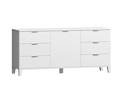 Комод Марвин 33 фрезеровка 8 Белый - фото 2