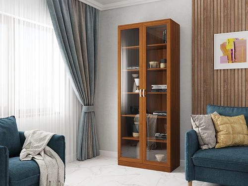 Книжный шкаф Библиограф 2.1 Квадро Орех Экко - фото 1