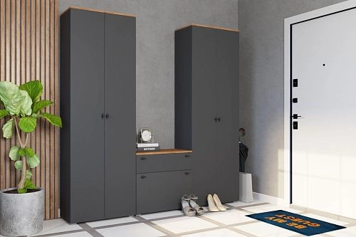 Прихожая Квели 10 Графит - фото 1